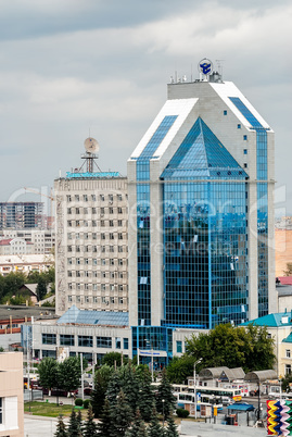 Gazprom building. Tyumen, Russia