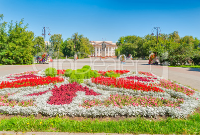 Building of the government of Tyumen region.Russia