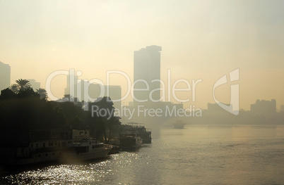 Smoke above Cairo