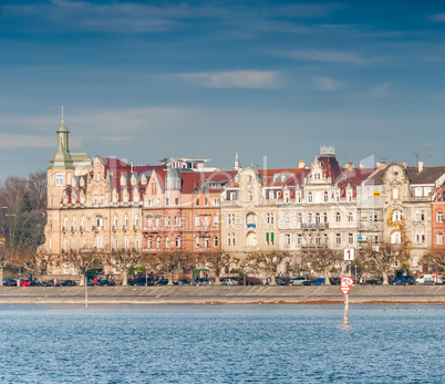 Konstanz skyline and buildings, Germany