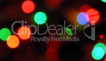 Blurred colored light background