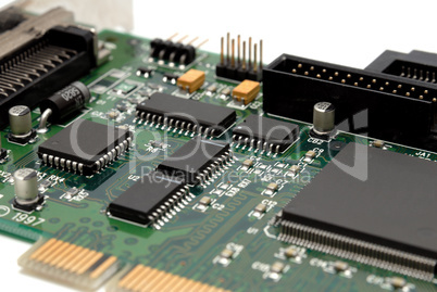 Fragment of a computer printed-circuit-board