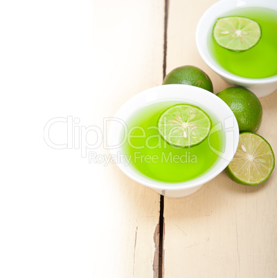 green lime lemonade