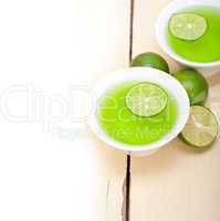 green lime lemonade