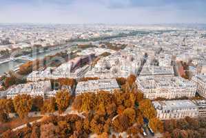 Beautiful Paris skyline