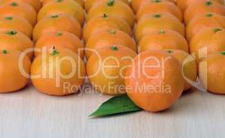 tangerines stacked