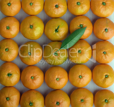 tangerines stacked