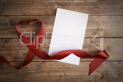 heart of red ribbon