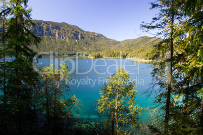 Blick auf den Eibsee