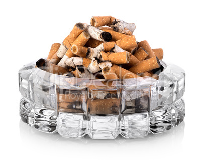 Butts in ashtray