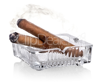 Cigars and ashtray