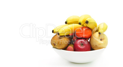 Bowl with fruits