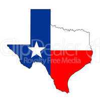 texas flag map