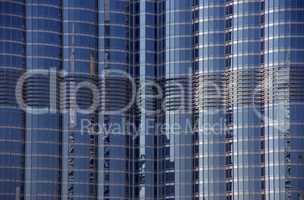 Burj Khalifa Dubai Fassade im Detail