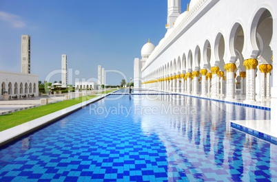 Scheich Zahid Moschee in Abu Dhabi