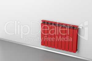 Red radiator