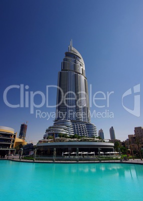 Hochhaus in Dubai Downtown Dubai Fontains am Burj Khalifa
