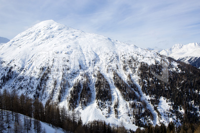 Mountain landscape in the Austrian Alps