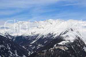 Mountain landscape in the Austrian Alps