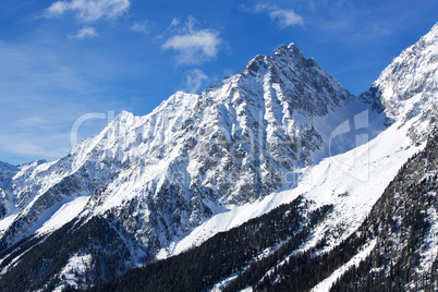 Border crossing Staller Sattel of Tyrol to Italy