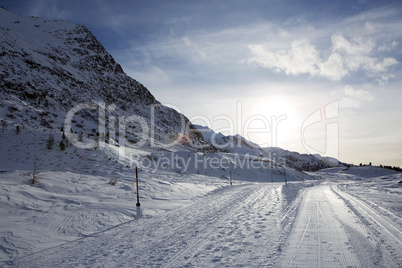 Mountain landscape in the Austrian Alps