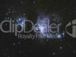 M42- Orion Nebel - Nebula real Photo