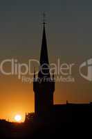 Sunset Church - Sonnenuntergang Kirche