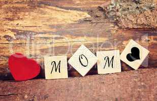 greeting card - love mom