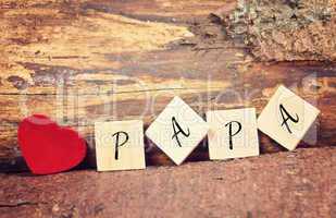 greeting card - love papa