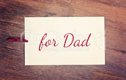 greeting card - fathers day