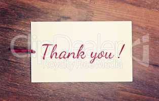greeting card - thank you