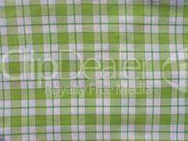 Green checkered tablecloth background