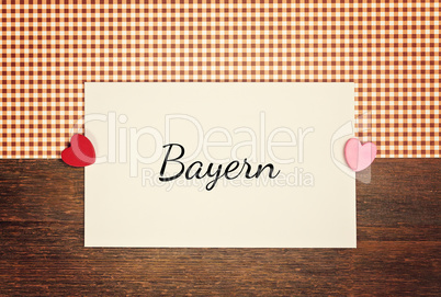 greeting card - german for bavarian