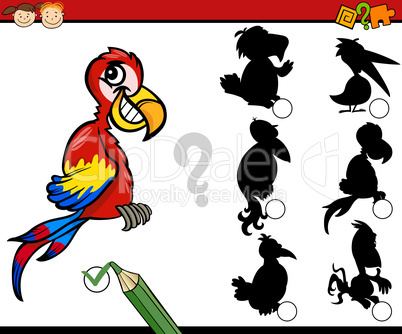 education shadows game cartoon