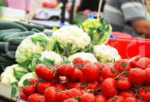 Vegetables on market