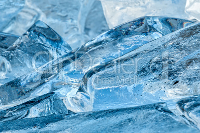 Close up from ice