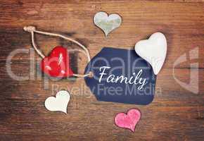 lovely greeting card - family