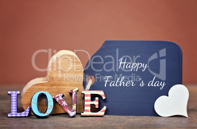 lovely greeting card - fathers day