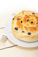 blueberry bread cake dessert