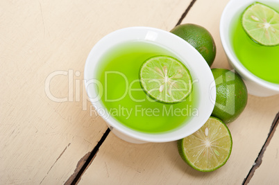 green lime lemonade