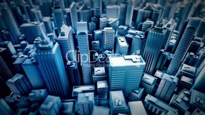 Metropolitan City. Loop animation.