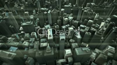 Metropolitan City. Loop animation.