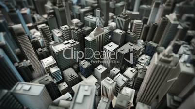 Metropolitan City. Loop animation.
