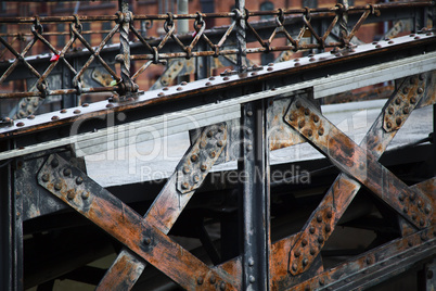 Detail der Jungfernbrücke, Hamburg