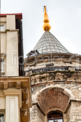 The Galata Tower, Beyoglu - Istanbul. Wonderful night colors