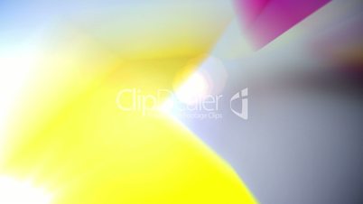 Background of blurry 3d geometric shapes. Seamless loop.