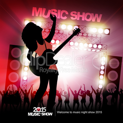 New year music show