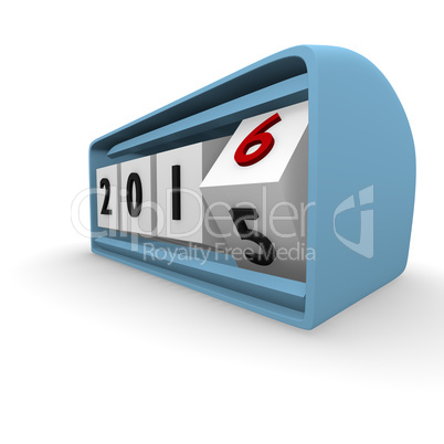 New Year Clock 2016