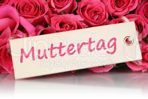 Rosen Blumen zum Muttertag