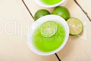 green lime lemonade